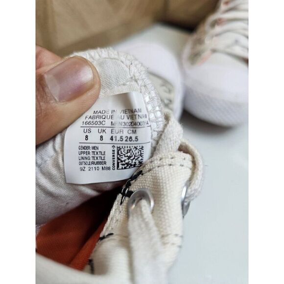 Converse Men's All Star Fashion Hi-top Not A Chuck White Size 8.  190 - Picture 11 of 12